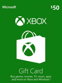 Xbox Live 礼品卡 50 美金 USD Cd-key/兑换码 美国