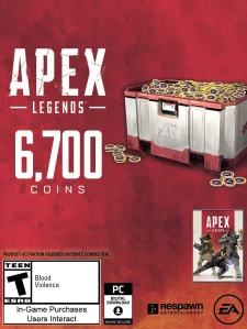 Apex Legends 6700 Apex Coins Origin Key GLOBAL