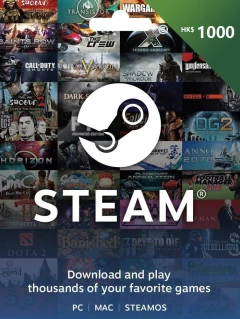 Steam 礼物卡 1000 港币 HKD Cd-key/钱包充值码 香港