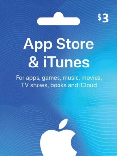 Apple store & iTunes Gift Card 3 USD Key United States