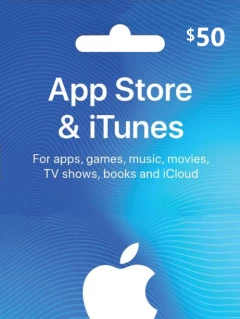 Apple store & iTunes 禮品卡 50 美元 USD Cd-key/兌換碼 美國