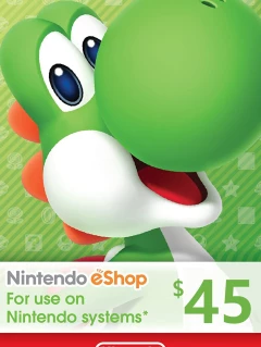 任天堂Nintendo eShop 禮品卡 45 USD 預付卡/預付序號 美國