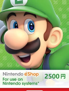 任天堂 Nintendo eShop 礼品卡 2500日元 JPY 预付卡/预付序号 日本