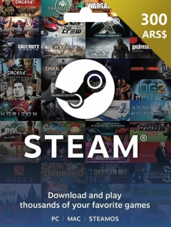 Steam Wallet Gift Card 300 ARS Steam Key Argentina