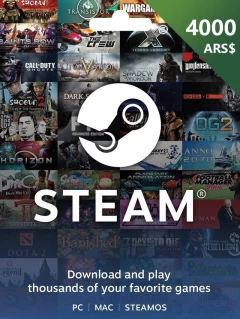 Steam Wallet Gift Card 4000 ARS Steam Key Argentina