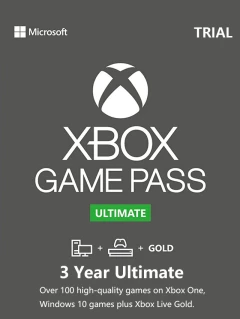 Xbox Game Pass Ultimate XGPU 3年終極會員試用訂閱 Xbox One/Windows 10 Xbox Live Cd-key/序號 全球