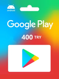 Google Play 礼品卡 400 里拉 TRY Cd-key/兑换代码 土耳其