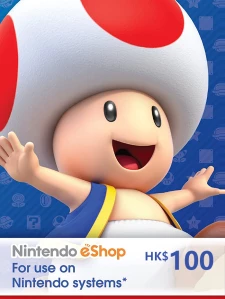 Nintendo eShop Card 100 HKD Key Hong Kong