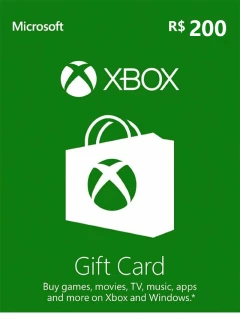 Xbox Live 數位禮品卡 200 雷亞爾 BRL Cd-key/兌換碼 巴西