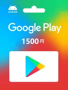 Google Play Gift Card 1500 JPY Key Japan