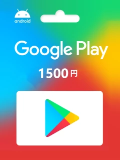 Google Play Gift Card 1500 JPY Key Japan