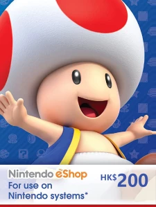 Nintendo eShop Card 200 HKD Key Hong Kong