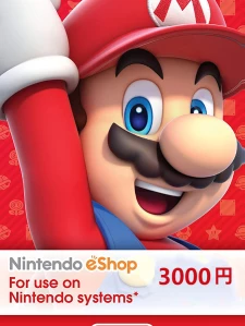 Nintendo eShop Card 3000 JPY Key Japan