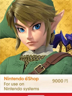 任天堂 Nintendo eShop 礼品卡 9000日元 JPY 预付卡/预付序号 日本