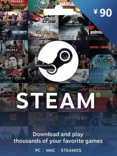 Steam 數位禮物卡 90 元 CNY Cd-key/錢包儲值碼 中國