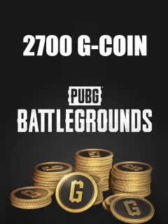 PUBG 絕地求生 2700 G幣/金幣 G-COIN  Steam Cd-key/禮物代碼 全球